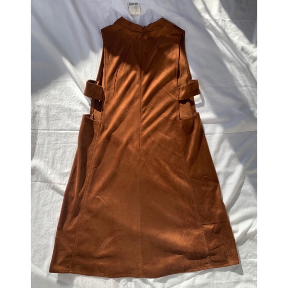 Oh My Love faux suede tank dress urban outfitters - Picture 6 of 8